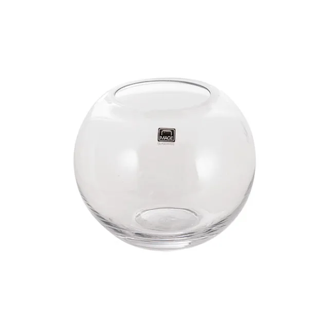 Glass Fish Bowl 15cm Clear Promo (15Dx12cmH)