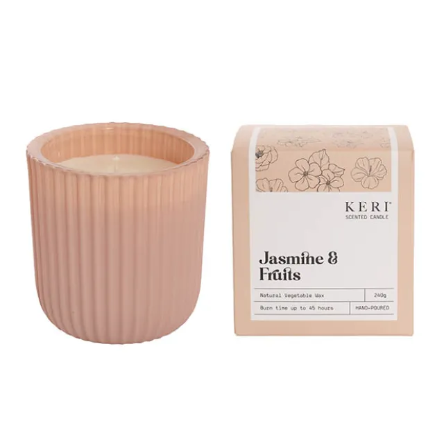 Scented Candle Evelyn III Jasmine & Fruits (9x9cmH) 240g