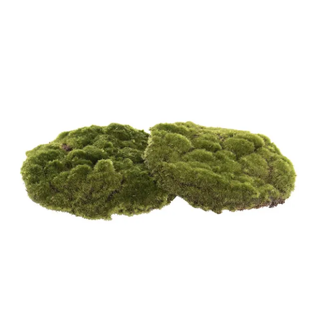 Artificial Moss Rocks XX Large Pack 2 Green (22cmD)