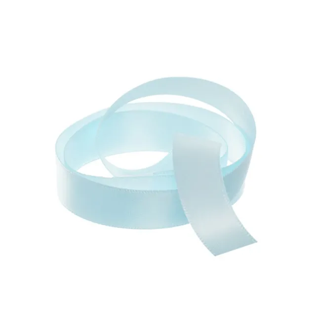 Ribbon Satin Deluxe Double Faced Baby Blue (15mmx25m)