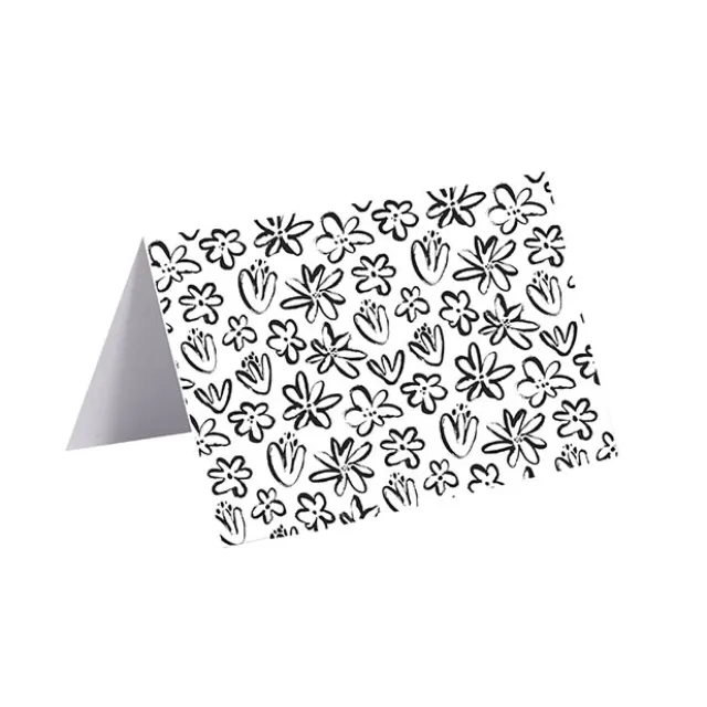 Gallery Gift Card & Envelope Flower Print Pk25 (10x6.5cmH)
