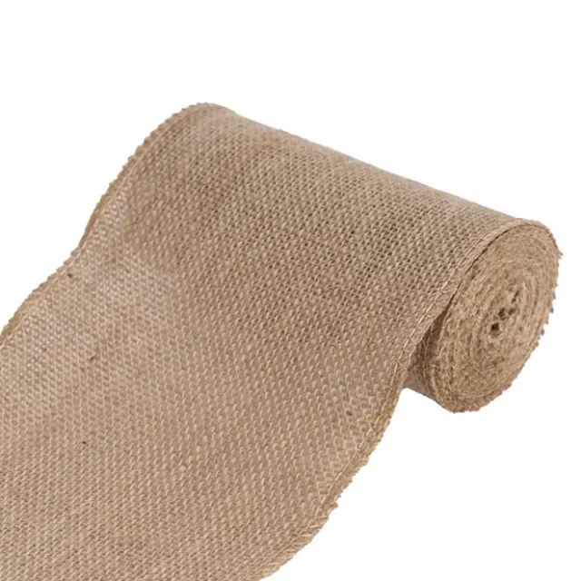 Natural Jute Roll Narrow Natural (15cmx5m)