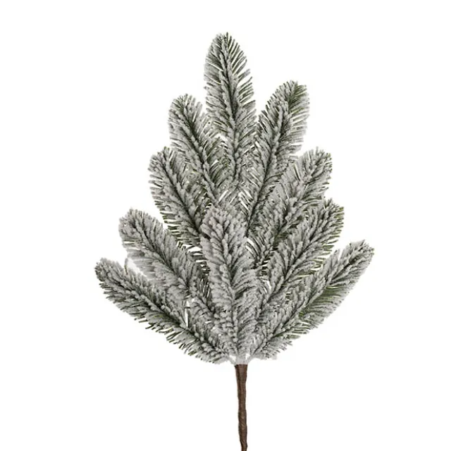 Traditional Snow Pine Spray White (50cmH)