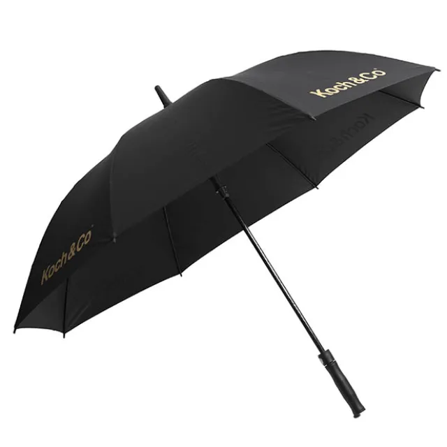Koch & Co Large Shade Umbrella Midnight Black (137cmD)