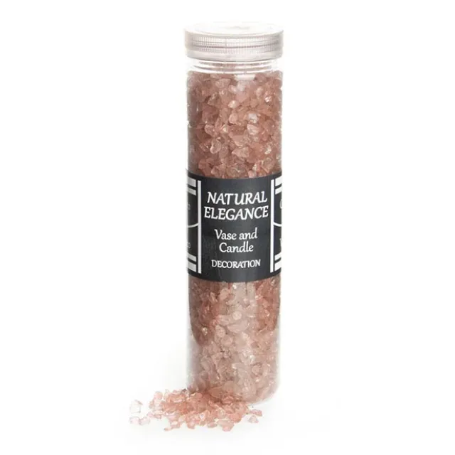 Crushed Glass Sand 2-5mm Light Pink (650g Jar)