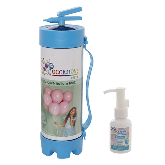 Helium Tank Latex Balloon Kit w Gel (3.3L)