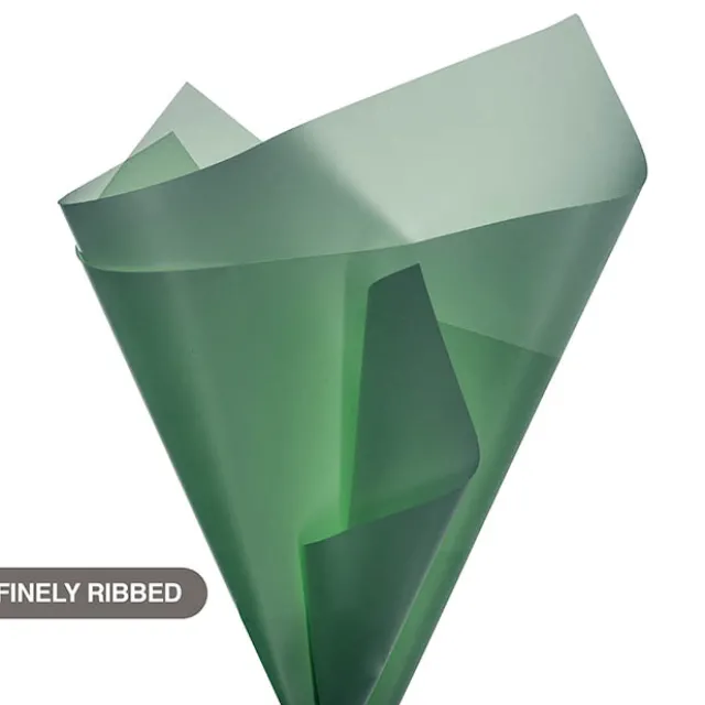 Tallow Paper Ribbed 80 micron Emerald Pack 50 (50x70cm)