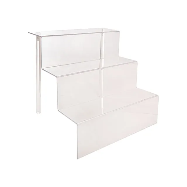 Acrylic 3 Tier Display Stand Clear (40x36.2x36.2cm)