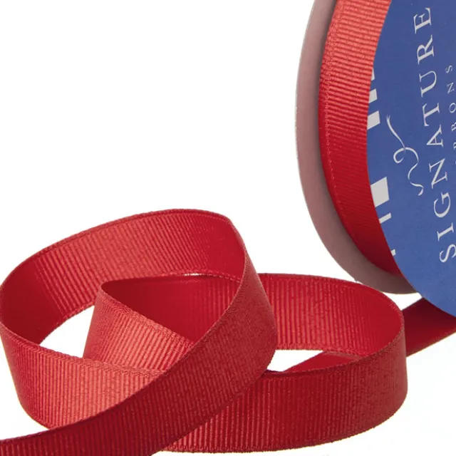 Ribbon Plain Grosgrain Rouge Red (15mmx20m)