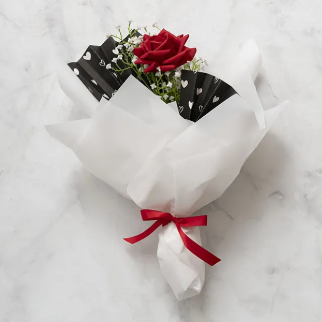 Ribbon Satin Deluxe Double Faced Rouge Red (10mmx25m)