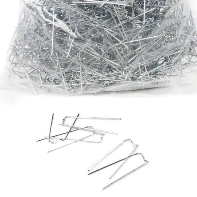 Wreath Mossing Pins (Greening) 43mm 500g Bag