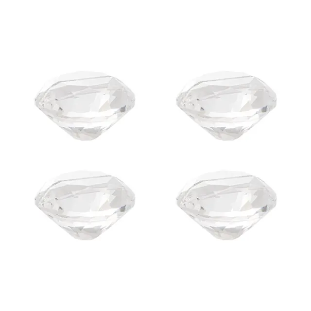 Name Card Holder Crystal Diamond Pack 4 Clear (40mmD)