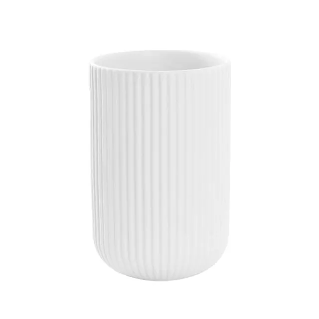 Ceramic Cyprus Vase Matte White (16DX26cmH)