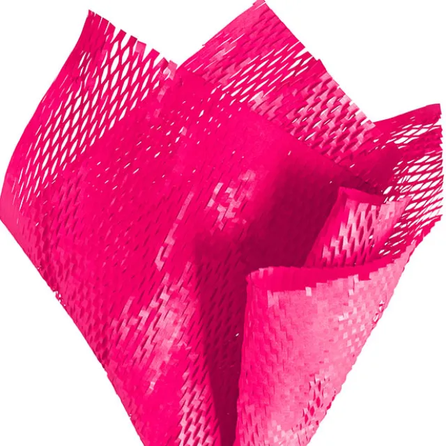 Kraft Paper Honeycomb Expandable Sheet PK50 HPink (50x50cm)