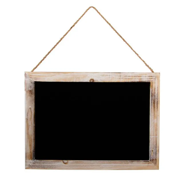 Hanging Chalkboard Rectangle Medium Brown (30x40cm)