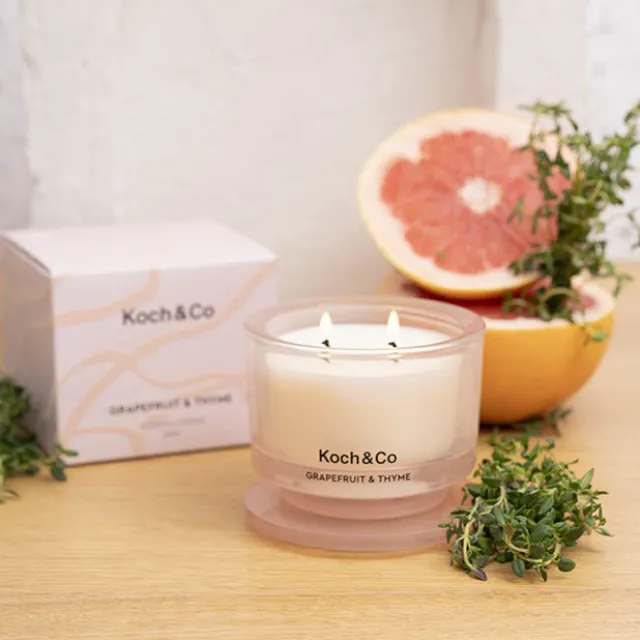 Fragrance Soy Candle Mystical Grapefruit&Thyme (9x7cmH) 200g