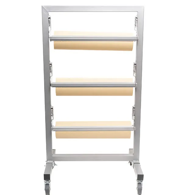 3 Layer Kraft Paper Roll Dispenser With Wheels (750mm)