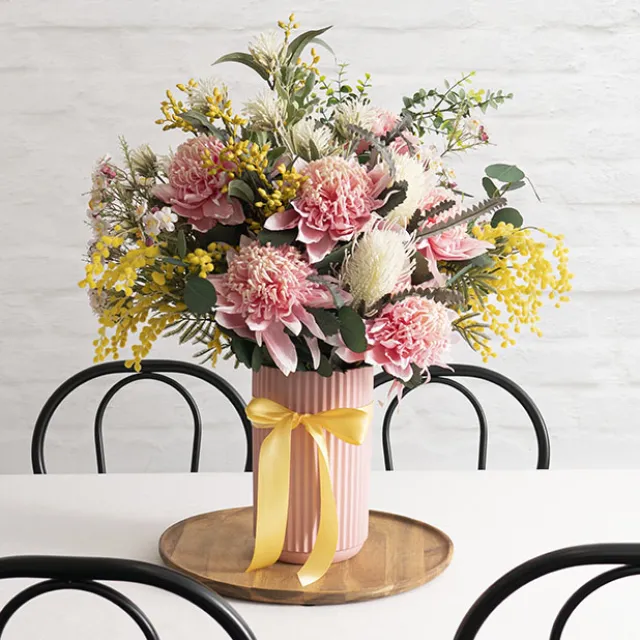 Ribbon Satin Deluxe Double Faced Mid Yellow (38mmx25m)