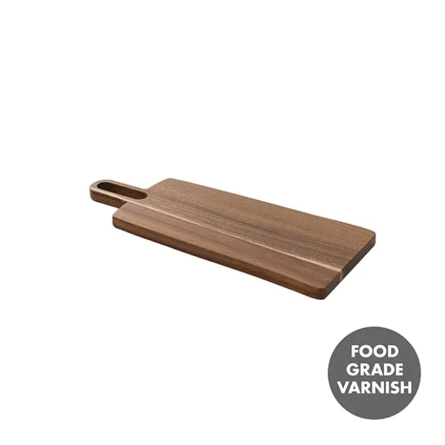 Acacia Wood Paddle Cutting Board Brown (15x37x1.5cmH)