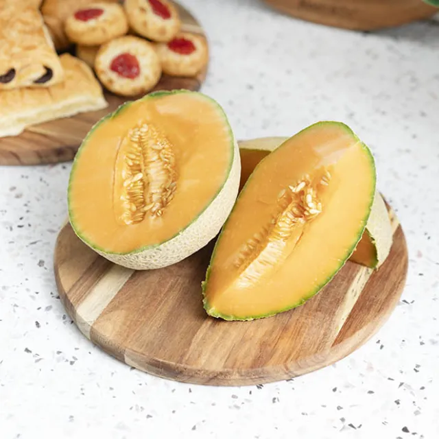 Acacia Wood Round Serving Board Brown (25cmDx1.5cmH)