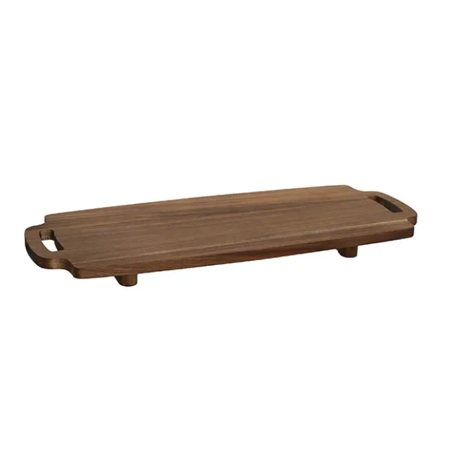 Acacia Wood Serving Board Stand Brown (58x23x5cmH)