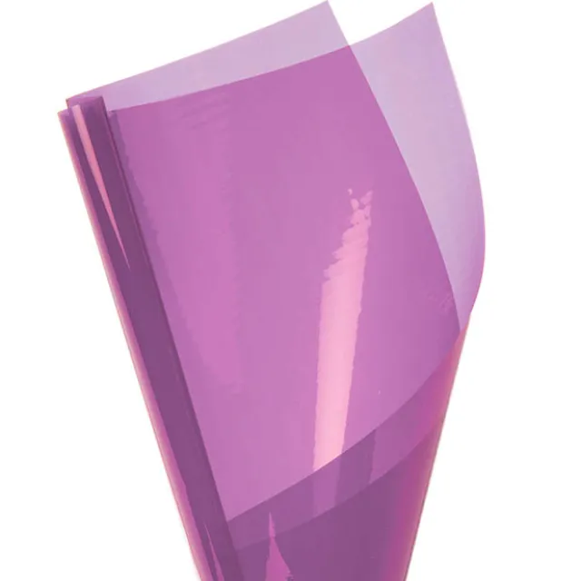 Coloured Cellophane 40 micron Lavender (50x70cm) Pack 150