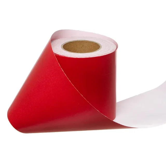 Wrapping Narrow Roll Solid Gloss Red (10cmx25m)