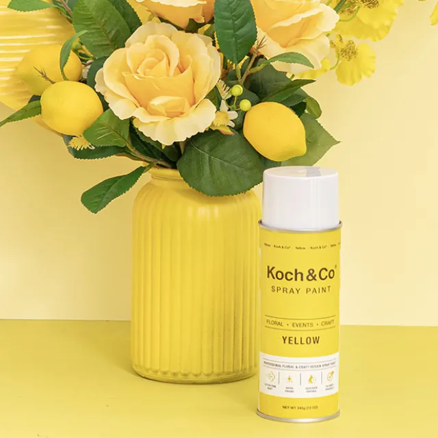 Floral Event Craft Spray Paint Yellow (340g)