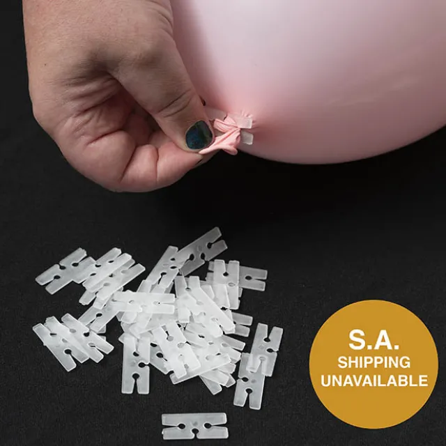 Balloon Sealing H Clip Pack 50 Clear (1.2x2.9cmH)