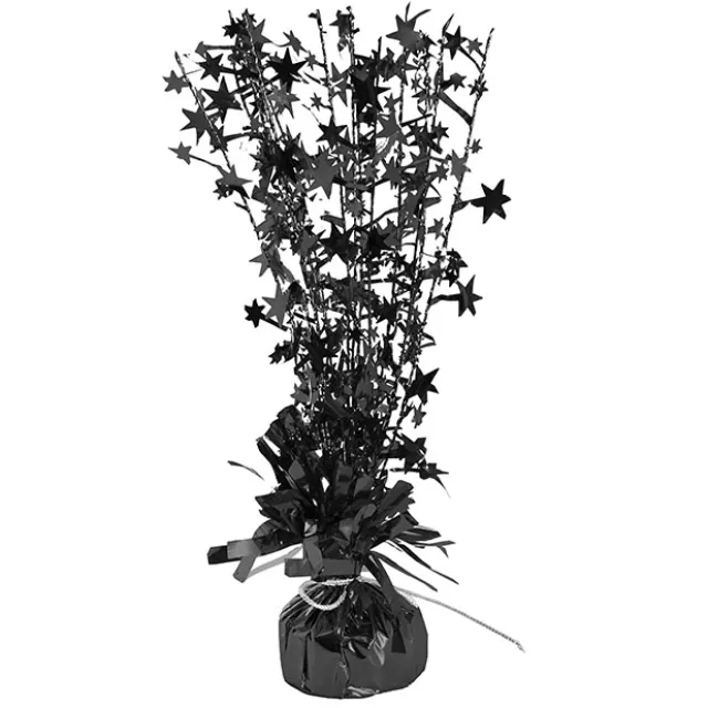 Balloon Weight Bursting Star Black (30cmH)
