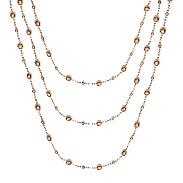 Beaded Garland Champagne (14mmDx270cmL)