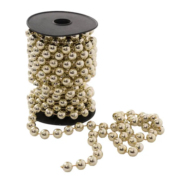 Beaded Garland Roll Champagne (12mmDx6mL)