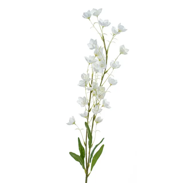 Bellflower Spray White (94cmH)