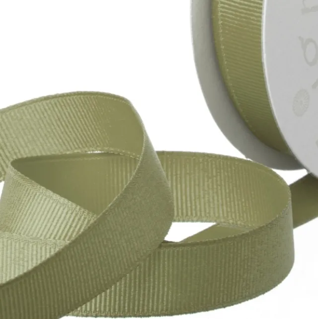 Ribbon Plain Grosgrain Sage (25mmx20m)