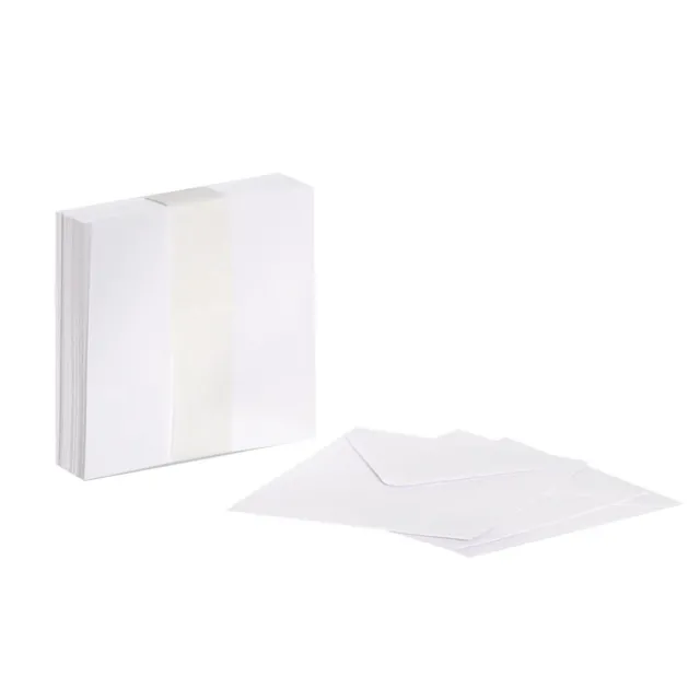 Square Card Envelopes White Pack 50 (11x11cm)