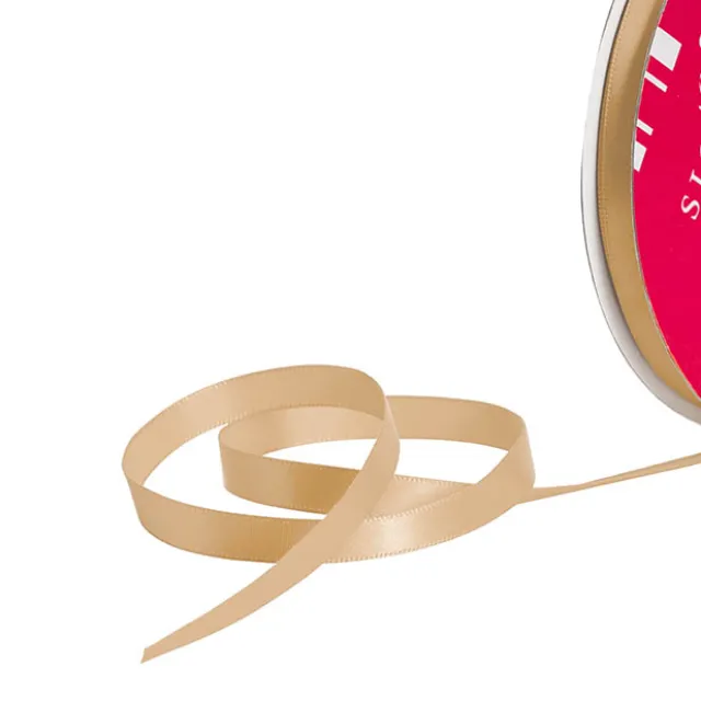 Bulk Ribbon Single Face Satin Nude (10mmx50m)