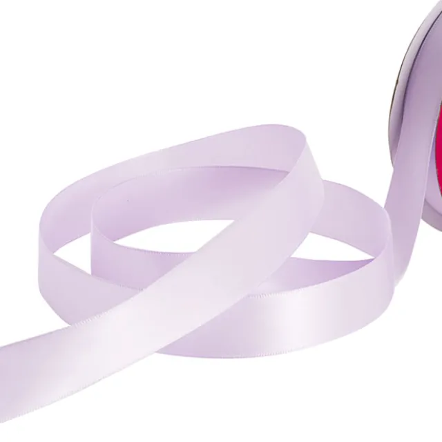 Bulk Ribbon Single Face Satin Lavender Orchid (25mmx50m)