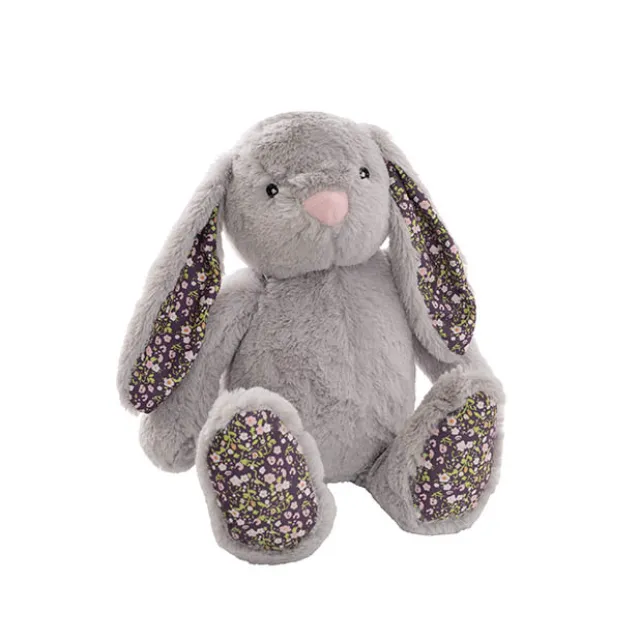 Bunny Lucy Plush Soft Toy Light Grey (25cmST)