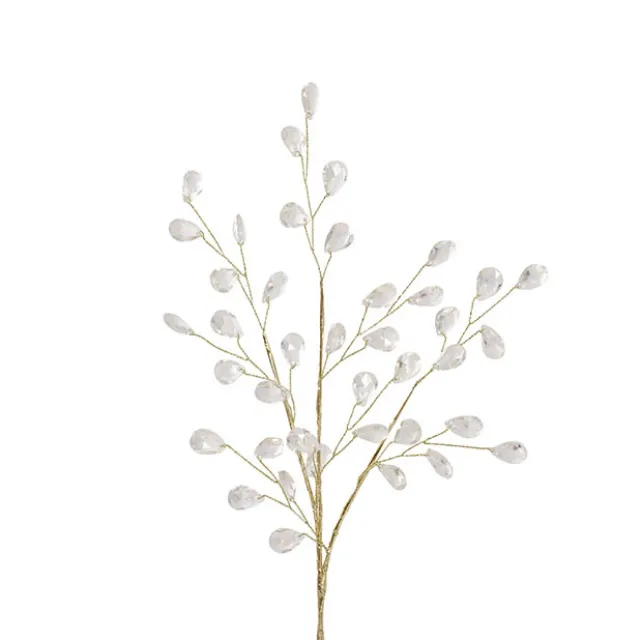 Teardrop Acrylic Crystal Pick Gold (31cmH)