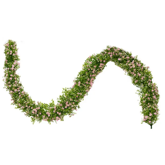 Gypsophila Baby's Breath Garland Soft Pink (10cmWx135cmL)