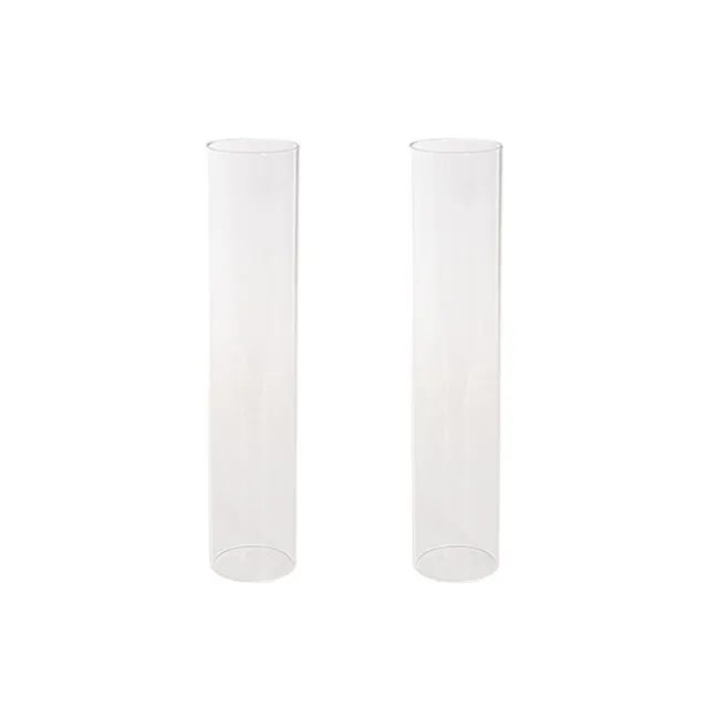 Candelabra Glass Hurricane Sleeve Pack 2 (6cmDx30cmH)