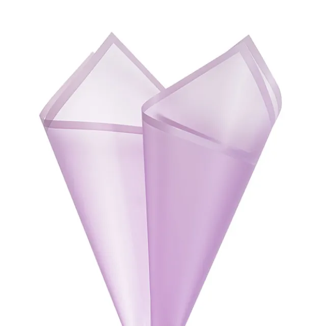 Cello Frosted Hue with Border 50mic Lavender Pk100 (60x60cm)