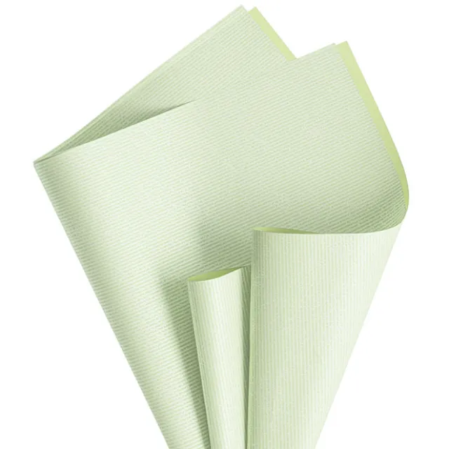Cello Regal Classic Stripes 65mic Mint (50x70cm) Pack 100