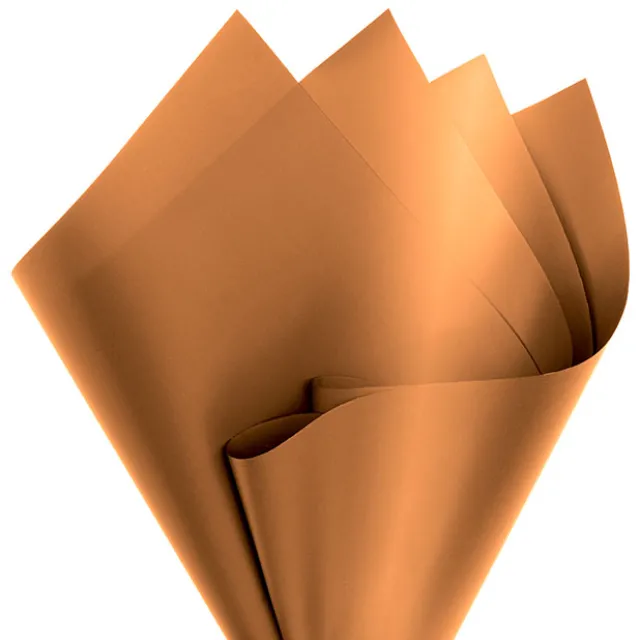 Cello Regal Pro 65mic Metallic Copper (50x70cm) Pack 100