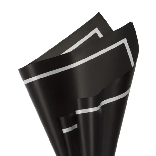 Cello Regal Pro Silhouette 65mic PK 100 Black Wht(50x70cm)