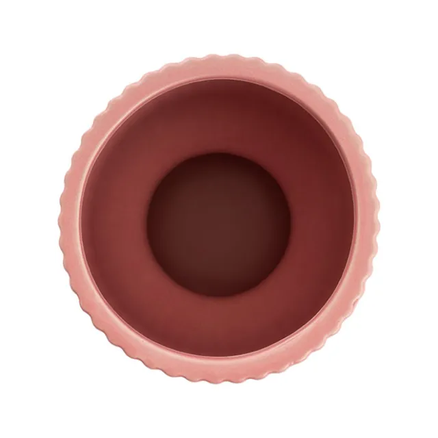 Ceramic Cyprus Egg Cup Vase Matte Light Pink (15Dx20cmH)