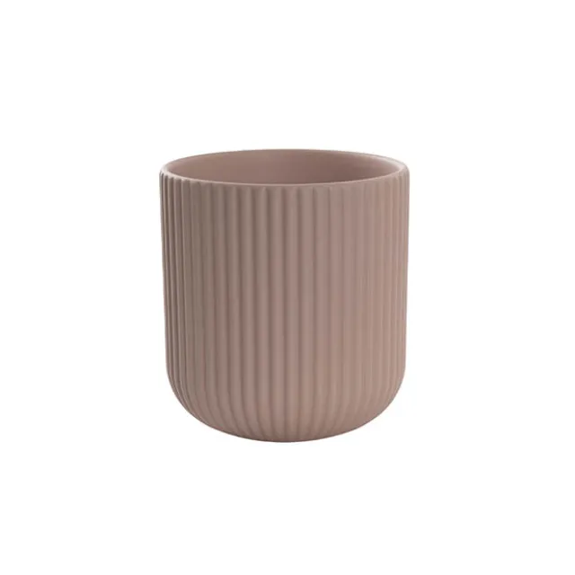 Ceramic Cyprus Vase Matte Nude (14DX15cmH)