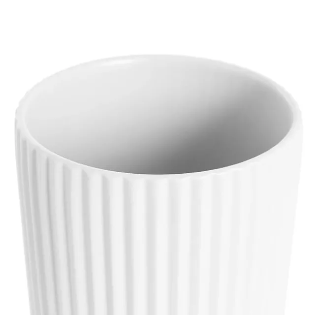 Ceramic Cyprus Vase Matte White (16DX17cmH)