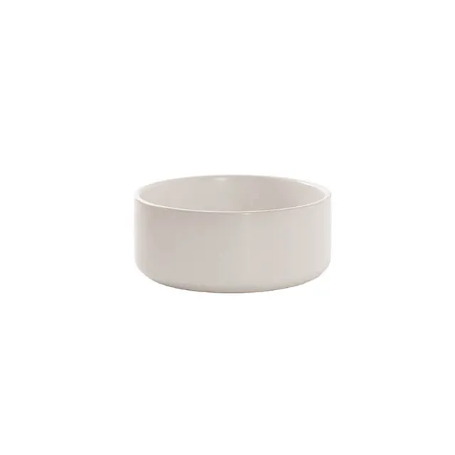 Ceramic Modern Bowl Matte White (15.3x6.2cmH)