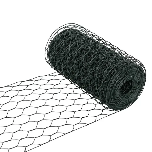 Chicken Wire Coated Florist Roll HexNet (20cmx20m) Green